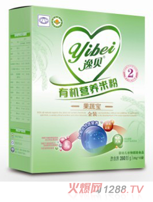 逸貝2段果蔬寶多維有機(jī)營養(yǎng)米粉