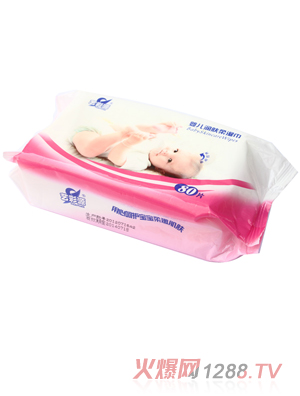 藝彩源yinge潤(rùn)膚柔濕巾80片裝