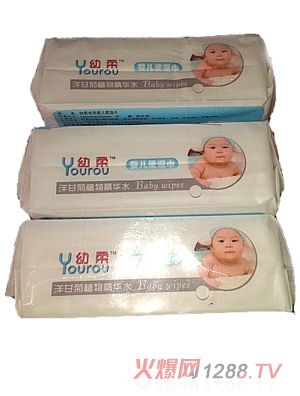 幼柔洋甘菊yingye手口濕巾80抽3連包