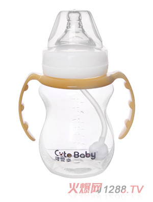 可愛多210ml寬口徑PP自動奶瓶