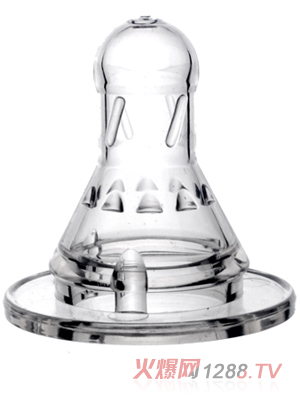 可愛多標口液態(tài)硅膠奶嘴一只紙盒裝