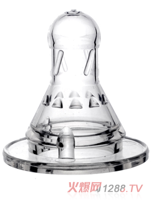 可愛多標口液態(tài)硅膠奶嘴三只插卡裝