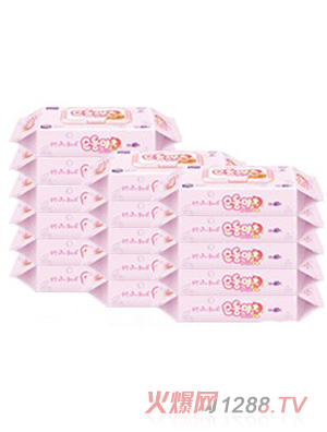 順順兒yinge濕巾基本便攜裝帶蓋40片X16包