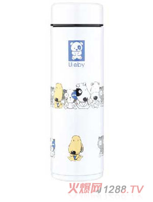 無雙寶貝迷你小學(xué)士白色水杯