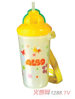 愛樂(lè)寶雙層保險(xiǎn)杯270m黃色