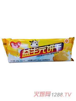 yinge樂益生元鈣奶餅干225g