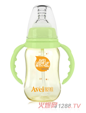 噯唯標(biāo)準(zhǔn)口徑帶柄自動(dòng)PPSU奶瓶（150ml)
