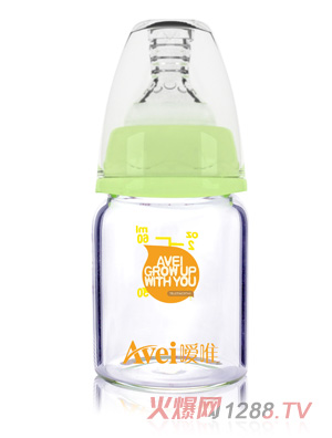 噯唯標準口徑高硼硅玻璃奶瓶(60ml)