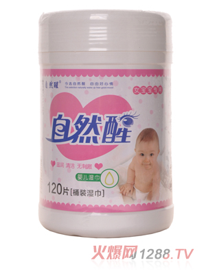 自然醒桶裝濕巾女?huà)肟?20片