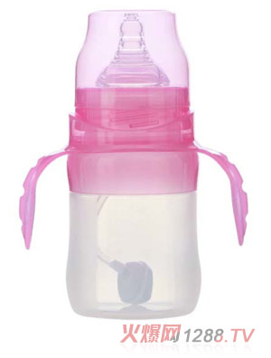 可樂(lè)貝兒寬口徑硅膠奶瓶