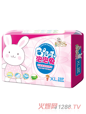 泡泡兔無敵親膚紙尿片-XL