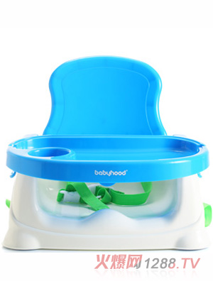 Babyhood折疊餐椅(藍(lán))