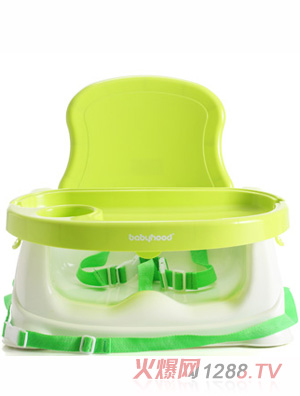 Babyhood折疊餐椅(綠)