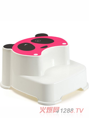 Babyhood熊貓雙層凳(粉)