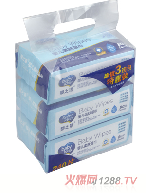 嬰之語(yǔ)yinge柔膚濕巾80片三連包