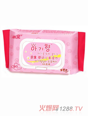 禾采yingye柔濕巾80片加蓋啟封裝