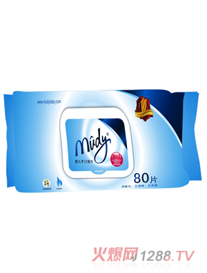 麥地yinge潤膚濕巾80片(甘草溫和配方)