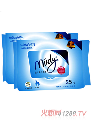 麥地yinge潤膚濕巾25片(甘草溫和配方)