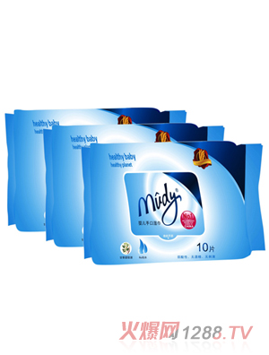 麥地yinge潤膚濕巾10片(甘草溫和配方)