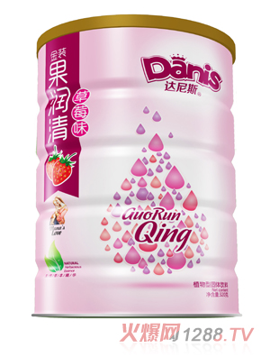 達尼斯金裝果潤清草莓味