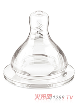 飛樂比月牙形導(dǎo)流槽寬口樂哺自然奶嘴
