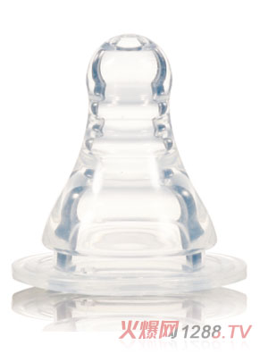 小土豆液體矽膠標(biāo)準(zhǔn)口徑哺感自然盒裝奶嘴FN801-1