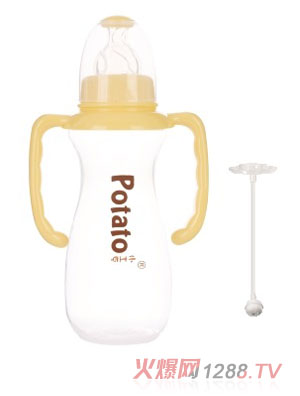 小土豆標準口徑PP雙柄自動大奶瓶