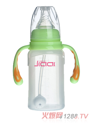 佳愛自動標口硅膠奶瓶150ML