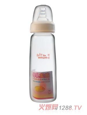 可娃標口方形PP奶瓶270ML