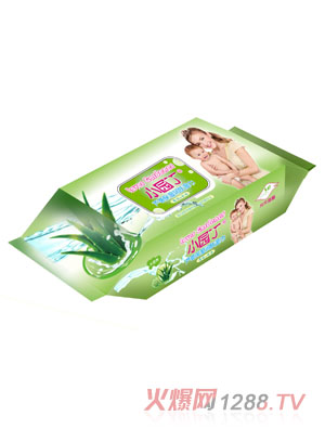 小園丁蘆薈保濕潤膚濕巾80片蓋裝