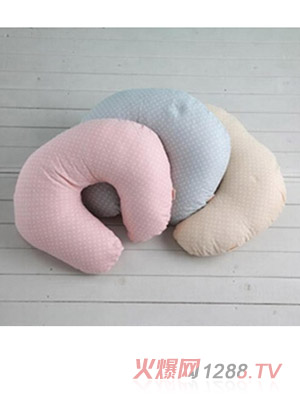 貝樂思二層棉紗多功能U型哺乳枕