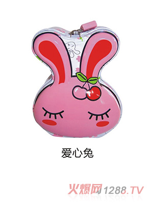 50克水果味軟糖（愛心兔儲(chǔ)錢罐）