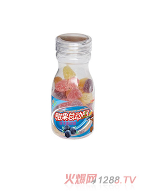 75克甜果總動員藍莓味維生素軟糖