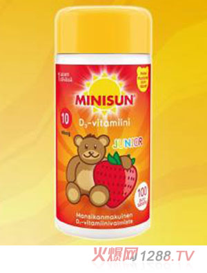 Minisun�S����D3����ͯ�����ͣ�С�����Ͳ�ݮ��ζ