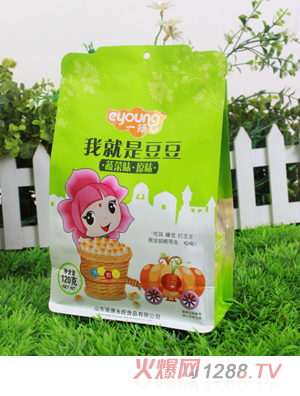 一揚蔬菜味+原味我就是豆豆120克袋裝