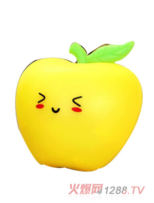 柯麗雅趣味蘋(píng)果插電開(kāi)關(guān)小夜燈