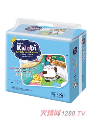 卡樂比超薄yinge紙尿褲S碼76+6片