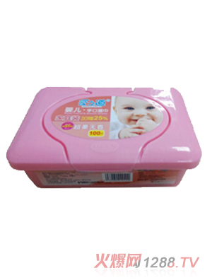 愛之道yinge手口濕巾100抽盒裝