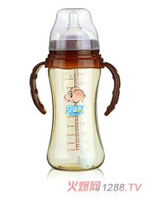 貝嬰奇PPSU雙柄自動奶瓶300ml