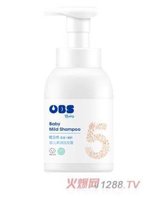 歐貝氏嬰兒柔潤洗發(fā)露300ml