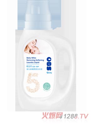 歐貝氏嬰兒除螨柔順洗衣液2L