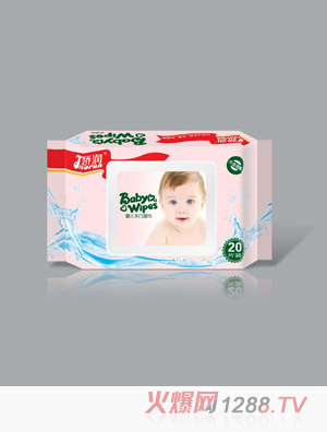 嬌潤紅飄帶20片（小翻蓋）濕巾