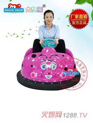 大憨熊大甲蟲碰碰車(玫紅)