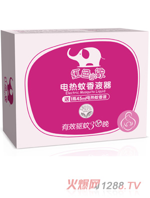 紅色小象1+1驅蚊液套裝