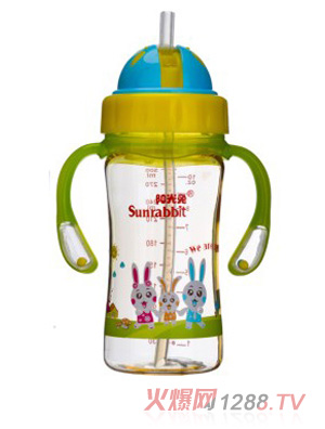 陽光兔330MLPPSUyinge吸管杯綠色