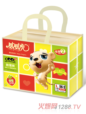 威威虎酷薄爽紙尿片L碼58片