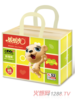 威威虎酷薄爽紙尿片XL碼52片