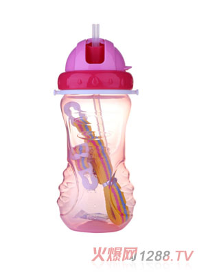 波比兔400ML防噴掛繩水杯