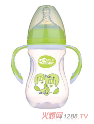 波比兔240ML大肚形PP奶瓶