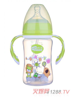 波比兔240ML弧形PP奶瓶